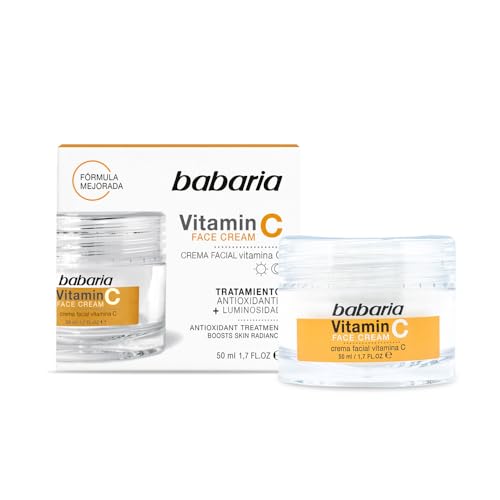 Babaria - Crema Facial Con Vitamina C | Mujer Y Hombre 50ml | Skin Care | Vitamina C Para La Cara |