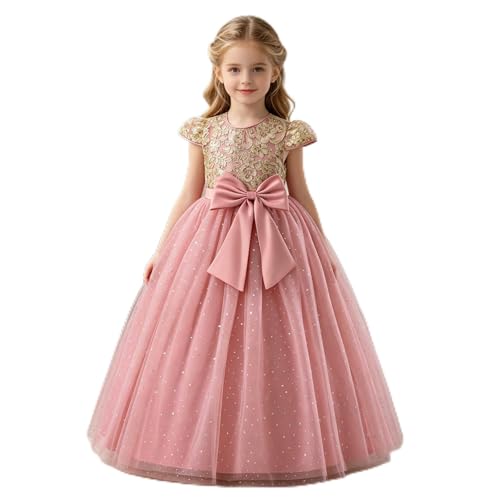 Vestido de tul brillante para niñas sin rozaduras para presentaciones