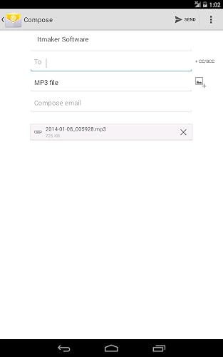 MP3 Recorder Free – vue 5