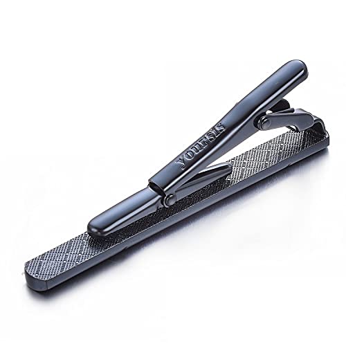 Image of Yoursfs Classic Slash Tie Clips for Men Regular Tie Bar Stainless Steel Tie Clip for Formal Occasions Wedding Anniversary Business