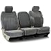 Coverking Custom Fit Seat Cover Designed for Select GMC Models: 1 Row, Velour Fabric, Gray Solid