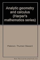Analytic Geometry and Calculus B0007DWS4G Book Cover