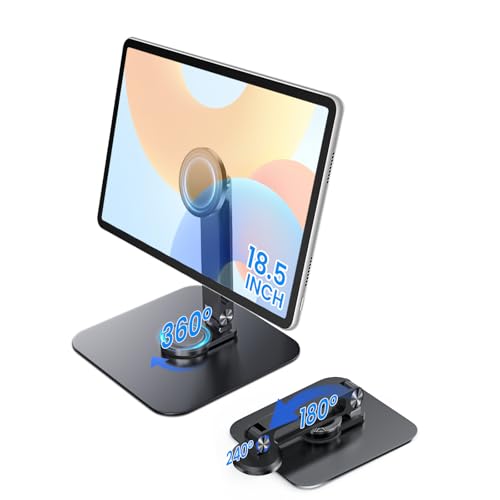 Adjustable Portable Magnetic Monitor/iPhone/Tablet Stand Magnetic Quick-Release - Foldable 10.1 10.5 11 11.6 12 12.5 15.6 17 17.3 18 18.5 inch Portable Monitor iPad Air mini Pro Samsung POS Kindle