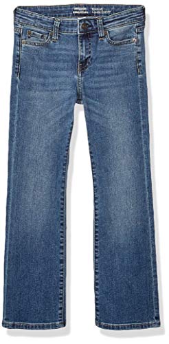 Amazon Essentials Girl's Boot-Cut Stretch Jeans, Arizona/Light, 8R