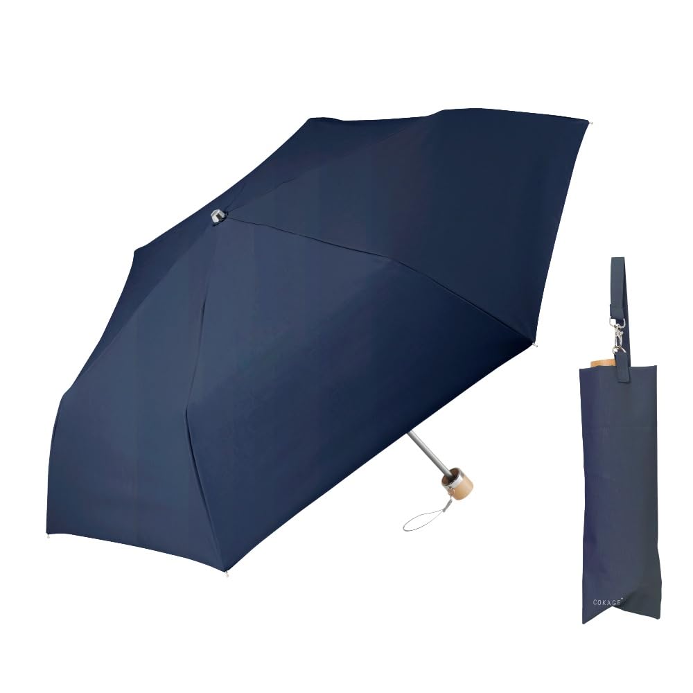 Amazon | -40℃の遮熱効果 COKAGE+ 日傘 折りたたみ 3段 木手元 50cm