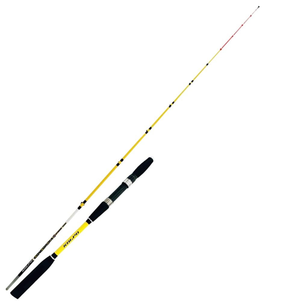 Kolpo Concordia 2 Edition Canna per la pesca dalla Barca 200 gr 1.8 mt 2 sezioni - Canne da Barca bolentino light vertical Jig cabura inchiku