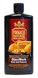 Pinnacle GlassWork Water Spot Remover, PIN-830, 16 fl. oz. Bottle, Non-Scratching Water Spot & Road Film Remover for Car Windows & Glass; Crystal Clear Finish