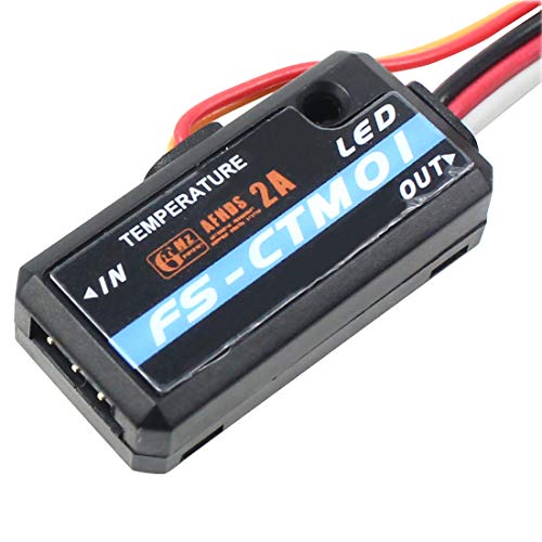 Flysky FPV Racing Transmitter Receiver Temperature Telemetry Data Module Set Voltage Collection Module Serial Bus Receiver for FS I6 I10 IT4S TX IA6B IA4B IA10B RX IBus (FS-CTM01) -  MC39213-8