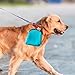 TIHGJHY Dog Treat Pouch,Treat Pouches for Pet Training,Portable Snack Reward Dog Food Dispenser for Traveling or Outdoor Use，Peacock Blue
