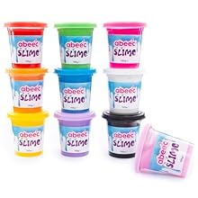 Bright, oozy fun for every occasion: Each of the 10 sealed tubs is filled with soft, stretchy slime ready for sensory play, party prizes and creative entertainment. A perfect way to spark laughter and curiosity at birthdays, classrooms or rainy days ...