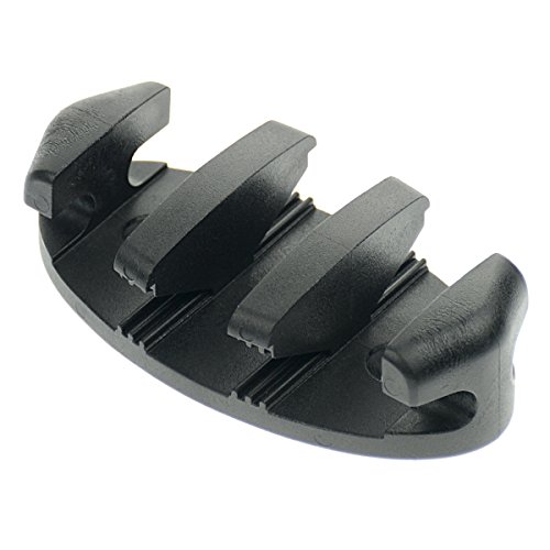 Propel Paddle Gear By Shoreline Marine Nylon Zig Zag Cleat | 3.5-Inches | Stainless Steel Hardware |Durable Material | Double Mounting Holes | Ideal For Marine, Deck, Nautical Use #TOP30