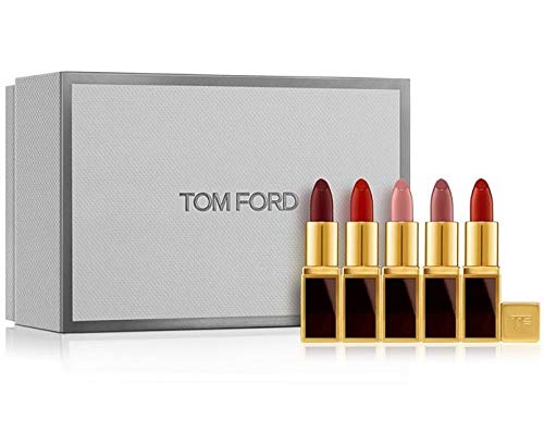 Lip Color Discovery Set of 5 - 03 Casablanca - 16 Scarlet Rouge - 66 Paper Doll - 10 Black Dahlia - 38 Night Porter