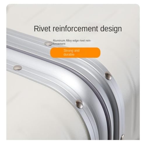 PANKERS Travel Suitcase Multifunctional Front-Opening Aluminum Frame Suitcase, Portable 22-inch Cabin Suitcase, Trolley Suitcase Trolley Case4