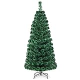 【Diseño ligero y portátil】 Este árbol de Navidad está equipado con una base de plástico reforzado que es estable y ligero. Puede transportarlo y almacenarlo fácilmente. Además, el árbol tiene una altura baja y, al mismo tiempo, un aspecto completo, lo que permite colocarlo en cualquier lugar sin ocupar mucho espacio.