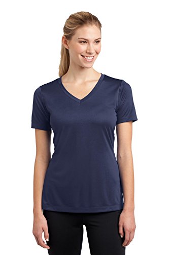 Sport Tek Ladies Posicharge Competitor V-Neck Tee Xl True Navy #TOP10