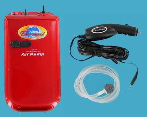 Tsunami 2 Speed Air Pump Fishing Bait Aerator 12VDC-3VDC