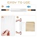 Slomg 15'' 1000 Ft 60 Gauge Stretch Film Roll, Industrial Strength Wide Clear Plastic Wrap with Handles for Pallet Wrapping, Heavy Duty Shrink Cling Wrap for Furniture Packing Shipping Moving Supply
