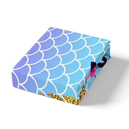 Unicorn Smile Eyelash Duvet Cover Set King Size,Mermaid Scale Glitter Sequins Bedding Set 3Pcs For Kids Girls Woman Room Decor,Blue Gradient Princess Comforter Cover,Glamour Quilt Cover,2 Pillowcases #TOP3