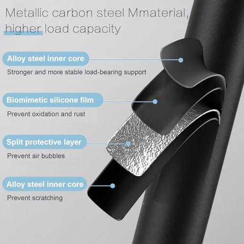 Desktop Projektorständer 360°, Tisch Beamer Ständer Rutschfestes Metallträger, Höhenverstellbar von 30cm bis 46cm, 1/4’’ Schraube Schnittstelle, Tragfähigkeit von 5 kg, Perfekt für Projektor, Kamera