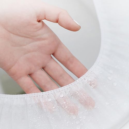 Toilet Seat Covers Disposable 10 pack for Travel, Dual Layer Waterproof Individually Wrapped for Kids Travel Potty Training Toilet Covers(Non -woven) (10, White)