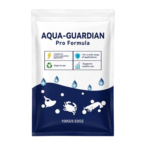 Aqua Guardian Pro Formula for Pond Long-Lasting Clean Water Decorative Water Features Fish Ponds and Backyard Water Clarity Care.