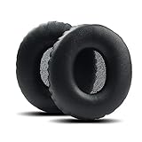 1 Paar Ersatz Ohrpolster aus Leder für Sony MDR-10RC, Headset Ohrpolster, Kopfhörer Ohrmuscheln, Headset Ohrpolster (Schwarz)