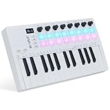 2. Compact et portable : avec son design de mini clavier de piano, le clavier MIDI M-VAVE est compact et portable, ce qui en fait le compagnon idéal pour la production musicale en déplacement. Emportez vos rythmes et mélodies n'importe où, n'importe quand. Vous pouvez le connecter sans fil à votre appareil avec le BT sans fil, la batterie intégrée de 2 000 mAh peut fonctionner pendant environ 18 heures