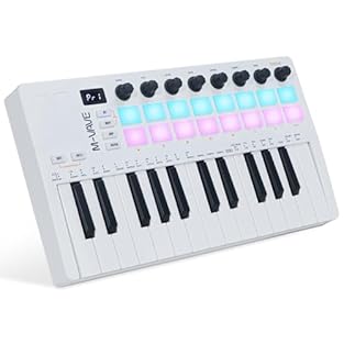 1. Versatile MIDI Control: The M-VAVE MIDI keyboard controller offers unparalleled versatility for musicians and producers. Connect it to your computer or mobile device and take control of your favorite music software, such as FL Studio, with ease.Co...