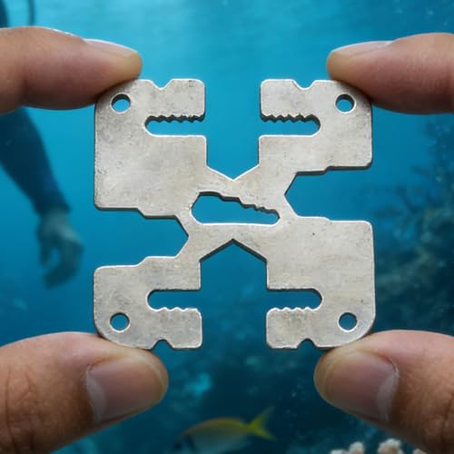 Placas de peso para buceo libre fabricadas en acero inoxidable resistente 3