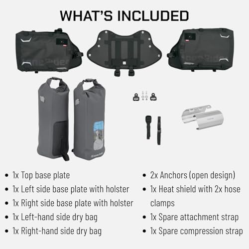 Alforjas impermeables 16L para motocicleta BMW GS miniatura 4