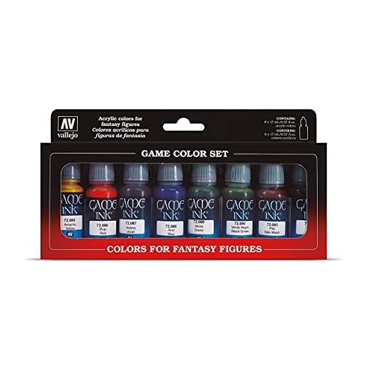 GAME COLOR SET: Tintas acrilico - 8 Hobby Colors