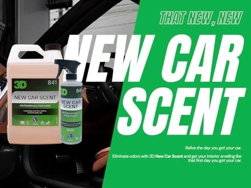 Image of 3D New Car Scent Air Freshener - 16oz Spray Bottle - Long-Lasting, Non-Toxic, Water-Based Formula with Organic Oils - Safe for Pets, People & All Surfaces