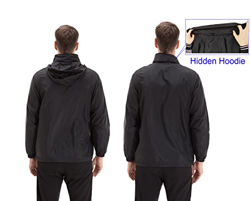 Image of Mens Windbreaker Jackets Lightweight Packable Jacket,Windproof and Dustproof