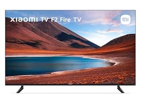 Xiaomi F2 Smart Fire TV 55 Zoll, 138 cm Fernseher (4K UHD, HDR10, Rahmenloses Metallgehäuse, Prime Video, Netflix, Alexa Sprachsteuerung, HDMI 2.1, Bluetooth, USB, Triple Tuner) Modelljahr:2022