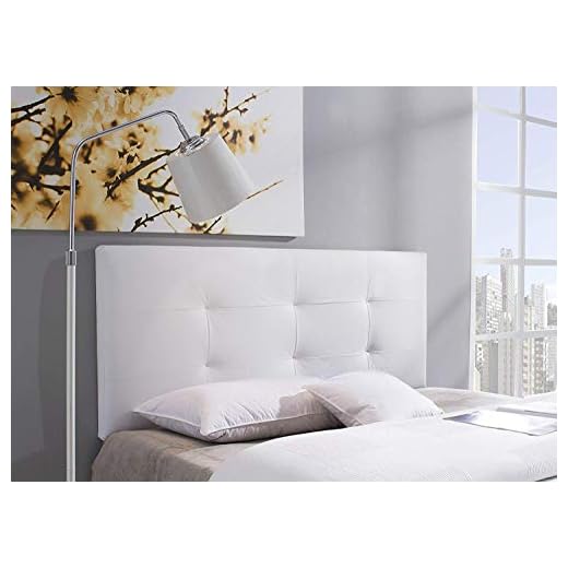 marckonfort Cabezal tapizado Carla 150X60 Blanco