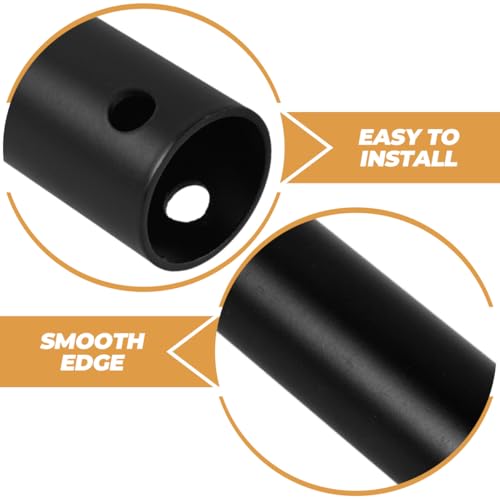 VICASKY Deckenventilator Käfig Verlängerungsstange Deckenventilatorbeleuchtung Downrods Deckenventilatoren für Stecken Sie Im Downrod schwarze Teile industrielle Drop Zusatzteile 8 Zoll Down Eisen