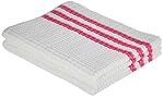 Amazon Brand – Presto! Microfiber Cleaning Cloth (Pocha) for Mopping | Multi-Purpose Cleaning Tool for Offices, Schools, Kitchens | Reusable – (2pcs Set) – Pink