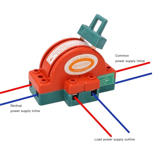 Interrupteur de déconnexion DPDT pour basculement de source AC 220V 32A - 4
