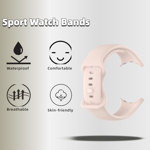4 correas de silicona para Pixel Watch 41mm miniatura 3