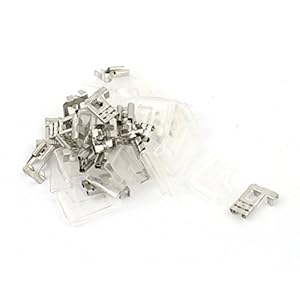 Uxcell 20 STK Isolierte Flachstecker Set