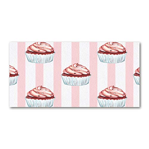 Dosseret en verre Tulup rose muffins pour égayer vos préparations en cuisine 140x70