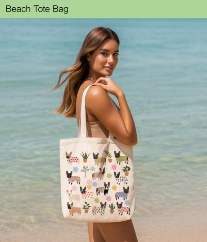 Image of Aesthetic Tote Bag for Women Girls, Stylish Tote Bag for Friends Besties Coworker
