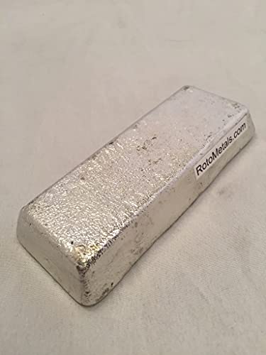 Rotometals Lead Free Pewter -2 Lb (2-1Lb Ingots) Alloy Ac Casting Ingot Britannia Alloy-Made In Usa #TOP5