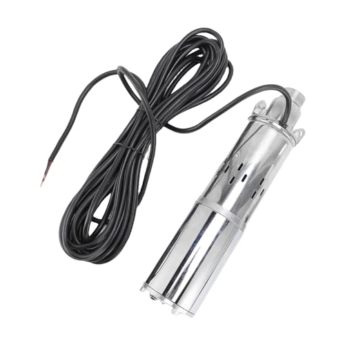 Topiky Pompa do Studni Słonecznej, Głębinowa Pompa Głębinowa o Mocy 220 W, ze Stali Nierdzewnej do Nawadniania, Głowica 5,4 GPM 98 Stóp, Idealna Domowego Ogrodu W Gospodarstwie
