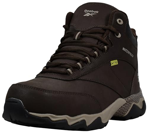 Reebok Men's Beamer Safety Toe Waterproof Athletic Work Boot Industrial & Construction, Brown, 11 M US