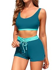 Peacock Blue Bikini for Teens