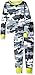 The Children's Place Big Boys' 2-Piece Cotton Pajama Set, Camo/Fin Gray, 8