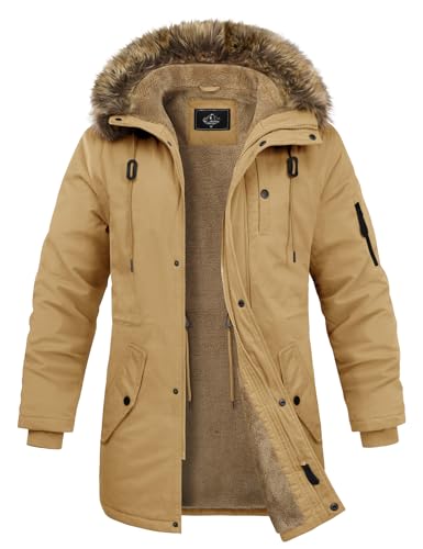【Giacca in Pile Uomo】: Lo strato esterno della giacca invernale uomo è realizzato in cotone 100% con lavaggio leggero, che è più traspirante e delicato sulla pelle, e non si restringe né scolorisce facilmente dopo numerosi lavaggi. La fodera interna in pile è realizzata in poliestere 100%, calda e morbida come una coperta spessa che ti avvolge, bloccando efficacemente il vento freddo.