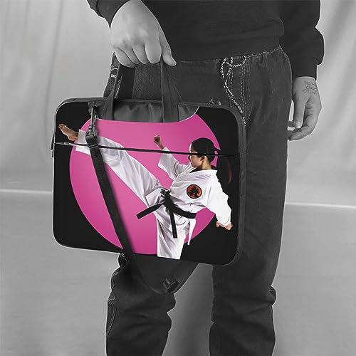 Sacoche ordinateur portable motif Taekwondo housse PC transport - 2
