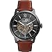Produktbild Fossil Herrenuhr 48mm Townsman, Automatikwerk, 48mm Smoke Edelstahlgehäuse mit Lederarmband, ME3181, Braun